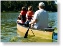 Riverside RV Park Canoe Rental.  Canoing to the Iron Bridge on the Withlacoochee River.
